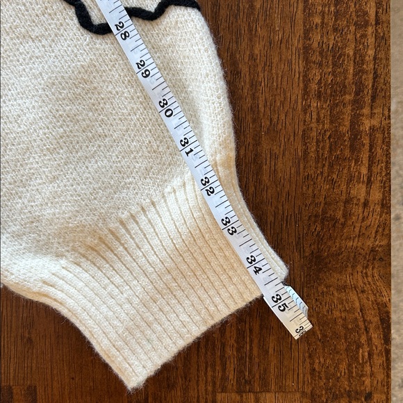 Gilli cream sweater floral bold design bishop cottagecore whimsy Garden size L - Picture 7 of 11